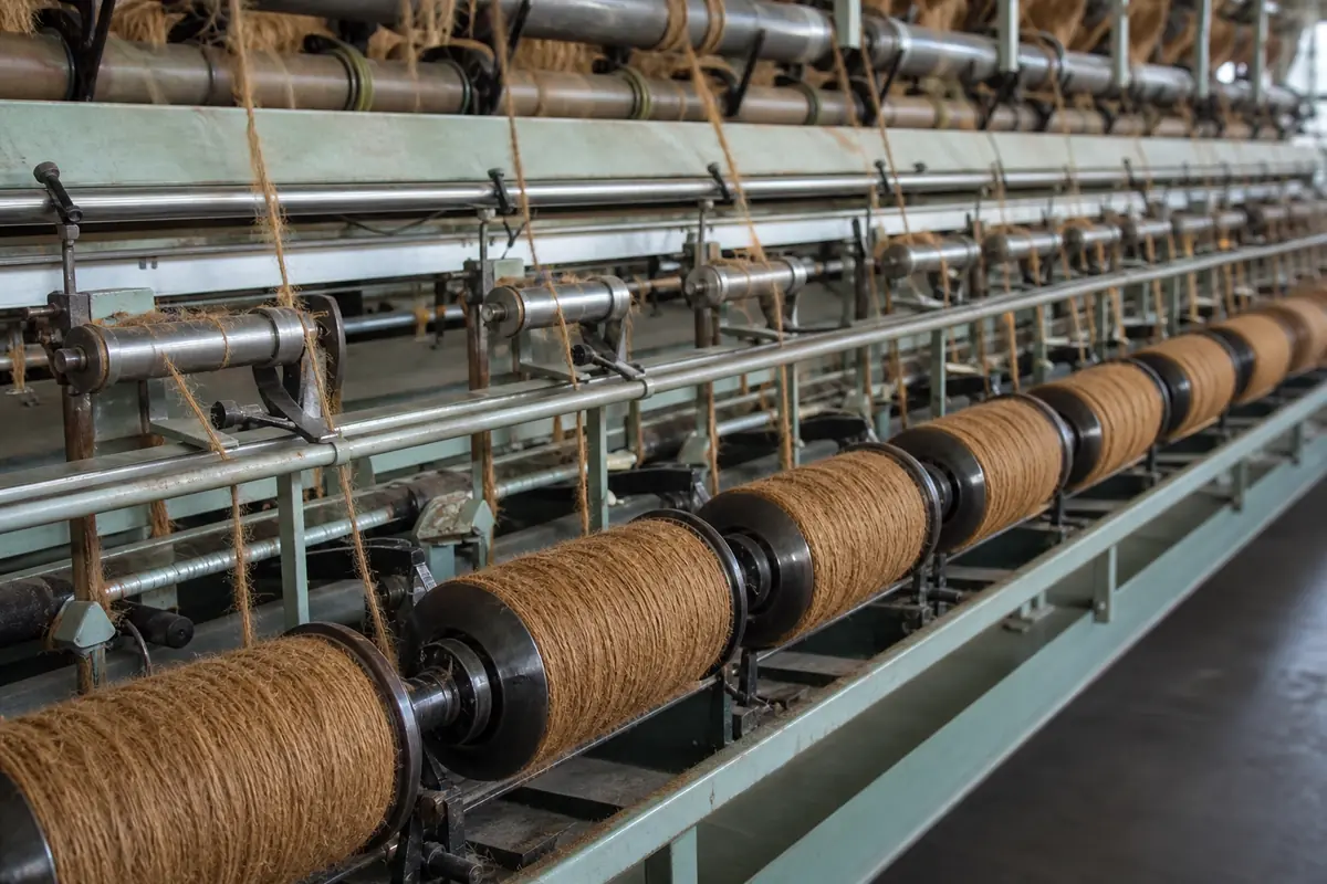 Coir fiber processing machinery